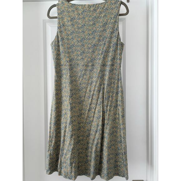 Toad & Co Rosemarie Dress Women's L
Blue Yellow Floral Double Bodice
Sleeveless - Picture 2 of 4